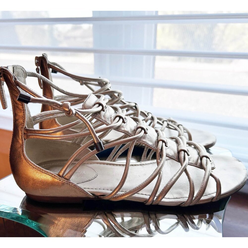 Gladiator Metallic Gold Sandal - Cole Haan Nike Air - Maria Sharapova Collab